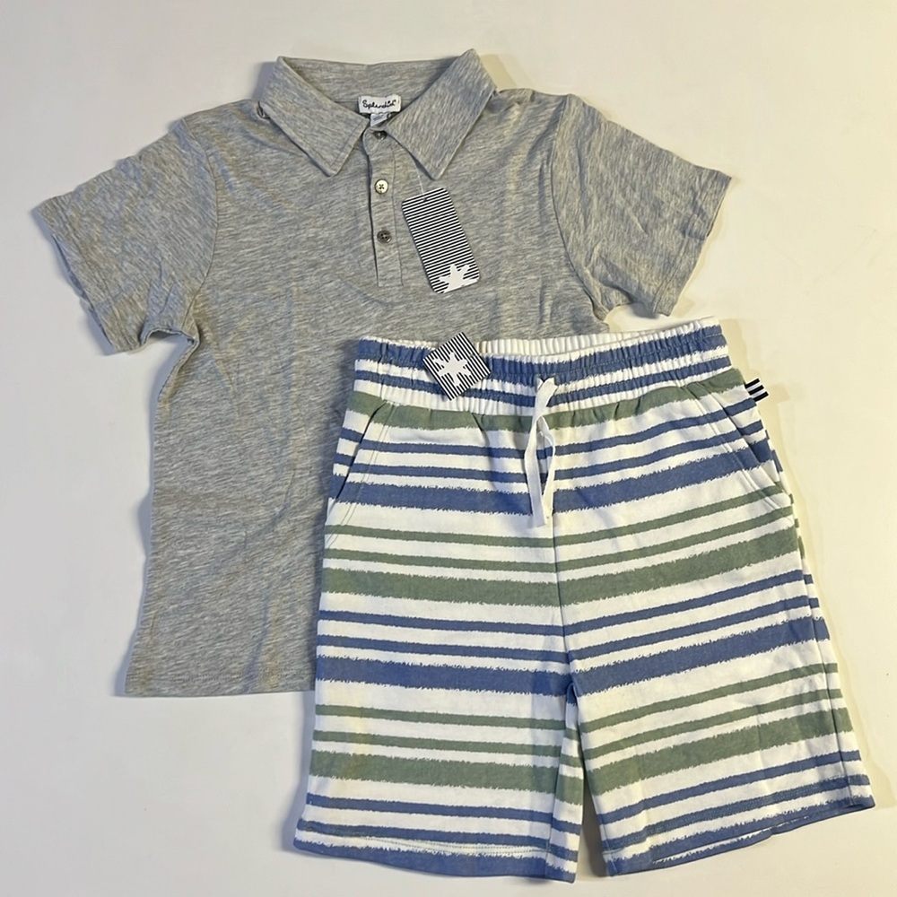 *NWT Splendid Boys Cali Short Sleeve Polo Set Short Sleeve Polo Set Size 6